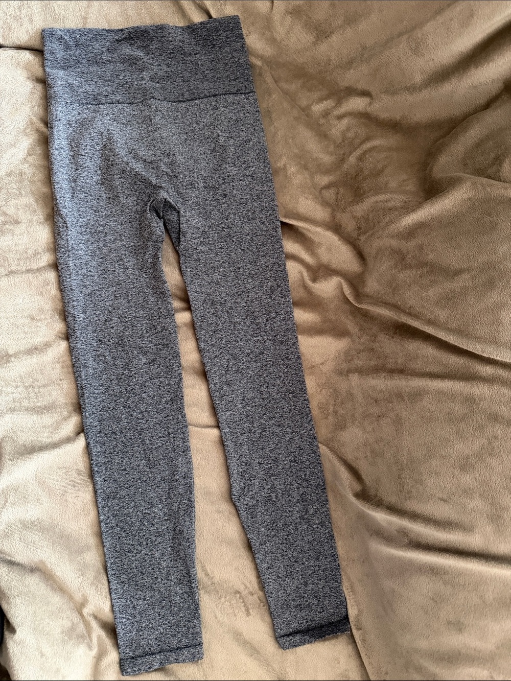 Warner's Heather Gray High-Waist Leggings